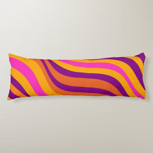 Coussins Longs Motif Y2K Super de flux de flux liquides (Devant)