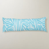 Coussins Longs Motif Zèbre Bleu (Dos)