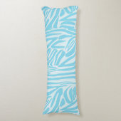Coussins Longs Motif Zèbre Bleu (Devant (Vertical))
