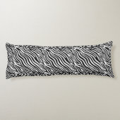 Coussins Longs Motif zèbre nom personnalisé (Dos)