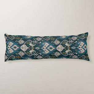 Coussins Longs Motifs africains boho paisley Floral motif Ikat