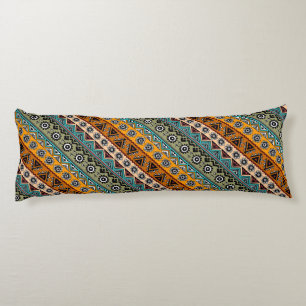Coussins Longs Motifs aztèques ethniques colorés design