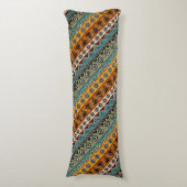 Coussins Longs Motifs aztèques ethniques colorés design (Devant (Vertical))