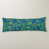 Coussins Longs motifs plante (6).green Blue BG (Dos)