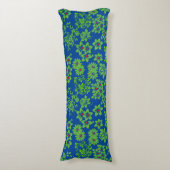 Coussins Longs motifs plante (6).green Blue BG (Devant (Vertical))