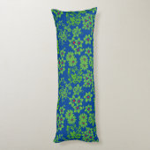 Coussins Longs motifs plante (6).green Blue BG (Dos (Vertical))