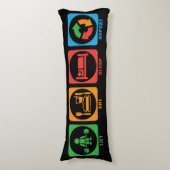 Coussins Longs Motivation Gym Lifting (Devant (Vertical))