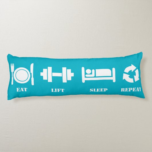 Coussins Longs Motivation Gym Lifting (Dos)
