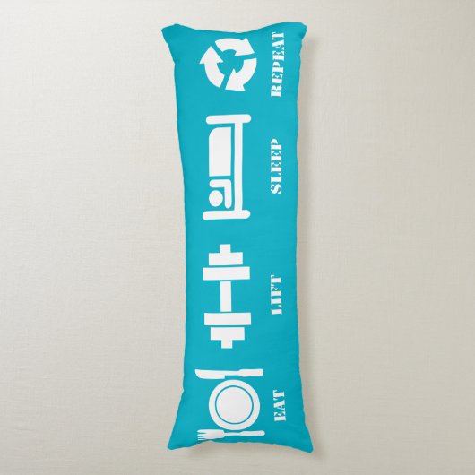 Coussins Longs Motivation Gym Lifting (Devant (Vertical))