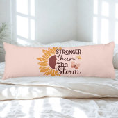 Coussins Longs Motivational Sunflower Body Pillow