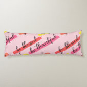 Coussins Longs Mots de Thanksgiving (Dos)