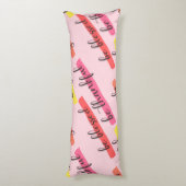 Coussins Longs Mots de Thanksgiving (Dos (Vertical))