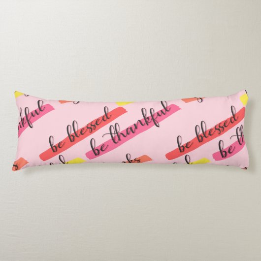 Coussins Longs Mots de Thanksgiving (Devant)