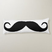 Coussins Longs Moustache noire (Dos)