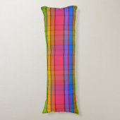 Coussins Longs MT Plaid exotique (Devant (Vertical))