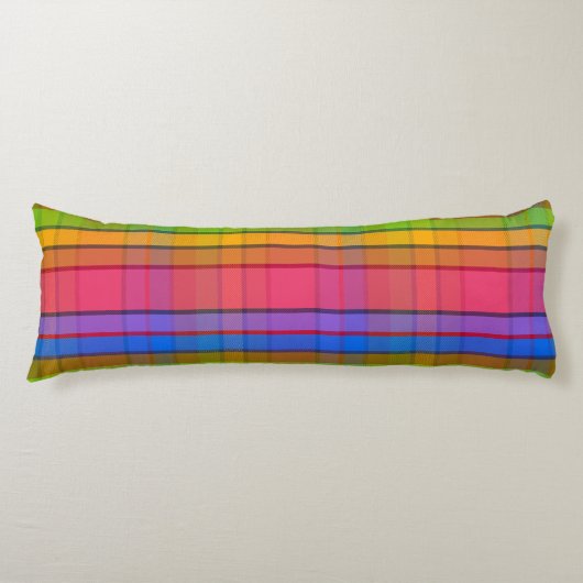 Coussins Longs MT Plaid exotique (Devant)