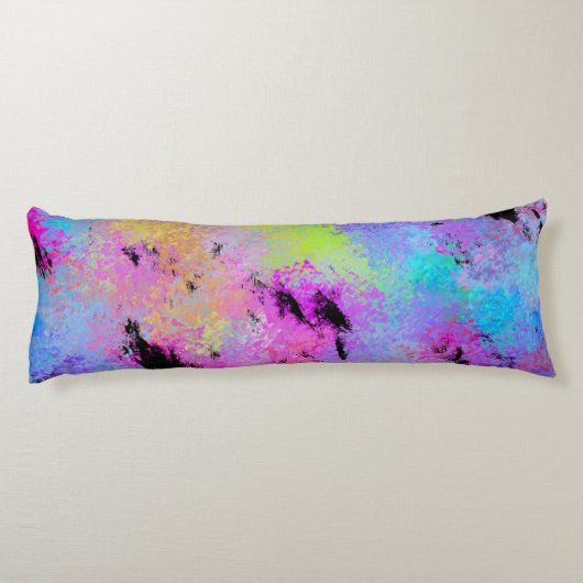 Coussins Longs Multicolor Abstrait (Dos)