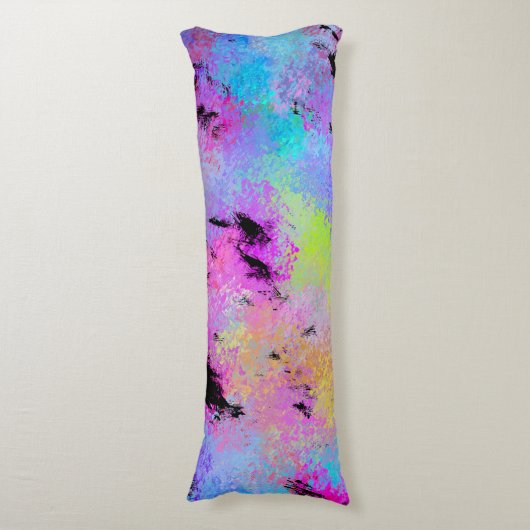 Coussins Longs Multicolor Abstrait (Devant (Vertical))