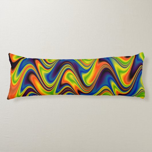 Coussins Longs Multicolor Abstrait (Devant)