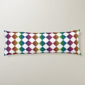 Coussins Longs Multicolore Diamant Harlequin Damier (Dos)