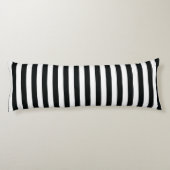 Coussins Longs Mydeas | Blancs noirs et blancs minces (Dos)