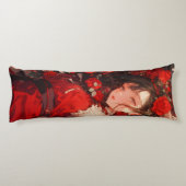 Coussins Longs Mysterious Girl in Red Anime (Dos)