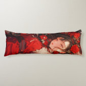 Coussins Longs Mysterious Girl in Red Anime (Devant)