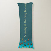 Coussins Longs Nager Avec Les Poissons (Devant (Vertical))