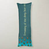 Coussins Longs Nager Avec Les Poissons (Dos (Vertical))