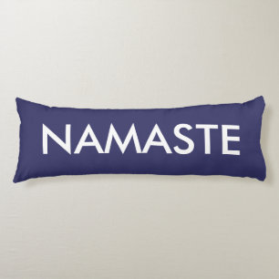 Coussins Longs Namaste blanc pourpre inspiré