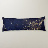 Coussins Longs Nasa Lights de Space USA (Dos)