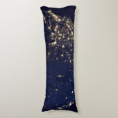 Coussins Longs Nasa Lights de Space USA (Devant (Vertical))