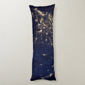 Coussins Longs Nasa Lights de Space USA (Dos (Vertical))