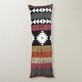 Coussins Longs Native Ethnic Colorful Lines Motif (Dos (Vertical))
