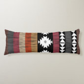 Coussins Longs Native Ethnic Colorful Lines Motif (Devant)
