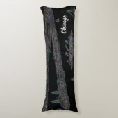 Coussins Longs Navy Pier Chicago 1920's NEON Art Windy City (Devant (Vertical))