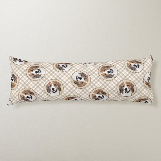 Coussins Longs Nederlandse Kooikerhondje Peinture Animal Chien Ar (Devant)