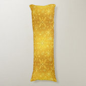 Coussins Longs Neige dorée (Devant (Vertical))