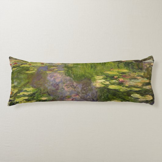Coussins Longs Nénuphars de Claude Monet | (Devant)