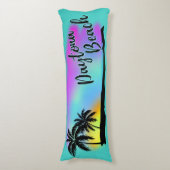 Coussins Longs Neon Beach Skies À Daytona Beach (Devant (Vertical))