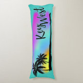 Coussins Longs Neon Beach Skies À Key West (Devant (Vertical))