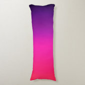 Coussins Longs Neon Purple et pink ombre design abstrait (Devant (Vertical))