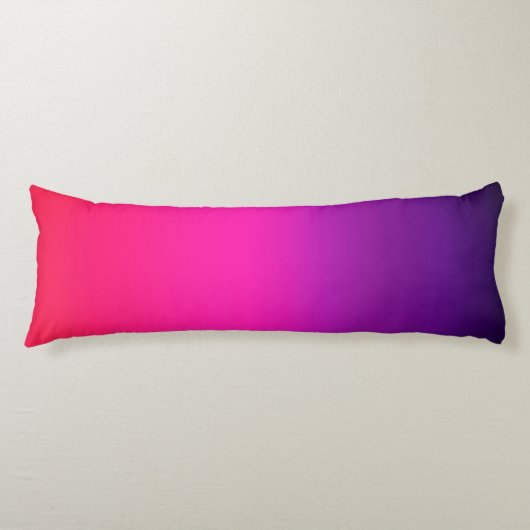 Coussins Longs Neon Purple et pink ombre design abstrait (Devant)