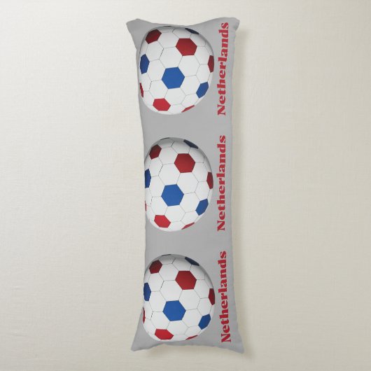 Coussins Longs Netherlands Soccer (Devant (Vertical))
