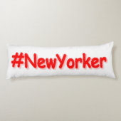 Coussins Longs "#NewYorker " Joli Design. Acheter maintenant (Dos)