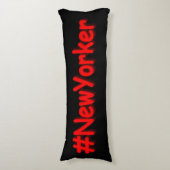 Coussins Longs "#NewYorker " Joli Design. Acheter maintenant (Devant (Vertical))
