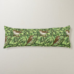 Coussins Longs Nightingales dans l'olivier 2