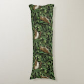 Coussins Longs Nightingales dans l'olivier 3 (Devant (Vertical))