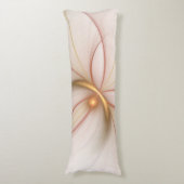 Coussins Longs Noble Cuivre Et Or Abstrait Art Fractal Moderne (Devant (Vertical))