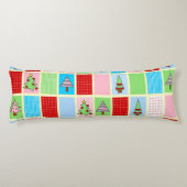 Coussins Longs Noël coloré (Dos)